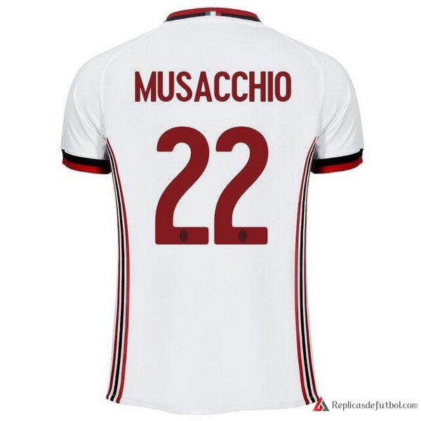 Camiseta Milan Segunda equipación Musacchio 2017-2018